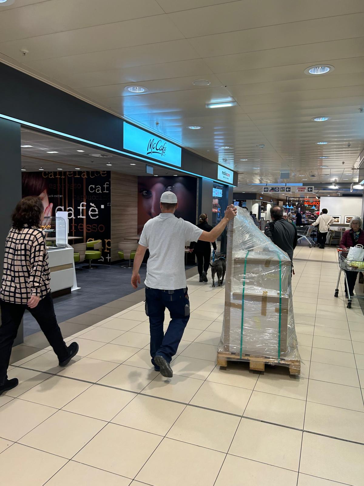 Transport zur Baustelle